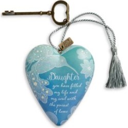 Ornement Art Heart Daughter