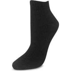 Women's Fashion Ribbed Quarter Socks