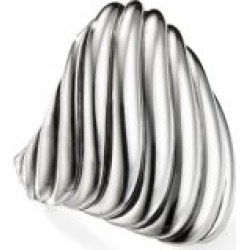 Cable Sterling Silver Ring