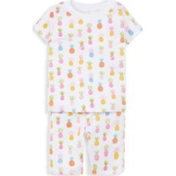 Baby Girl & LIttle Girl's 2-Piece T-Shirt & Shorts Pajama Set