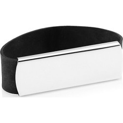 Grand Band Men's Deluxe Large Sterling Silver Plaque Money Band - Silver