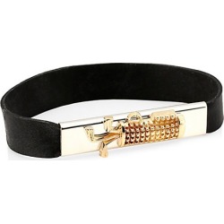 Grand Band Men's Small Classic 14K Yellow Goldplated Sterling Silver Plaque Money Band - Gold Silver