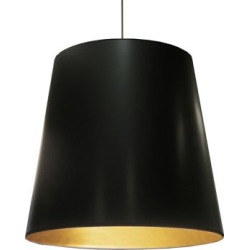 One-Light Oversized Drum Pendant Light