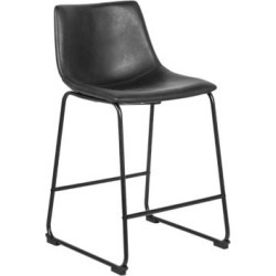 James Faux Leather Counter Stool