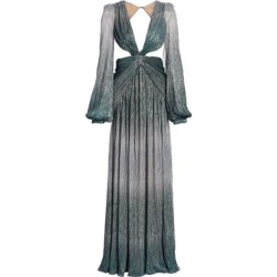 Ombre Lurex Cutout Gown