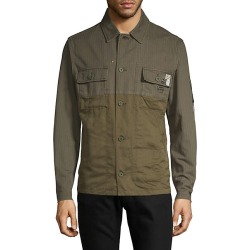 Graphic Military Shirt