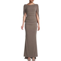 Cowl Neck Cape Back Dress