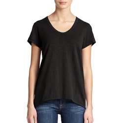 Wilt Women's Cotton Slub Hi-Lo Tee - Black - Size L