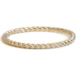 Bague large tressée en or 14 ct Bolt