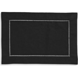 Hemstitch Linen-Blend Placemat