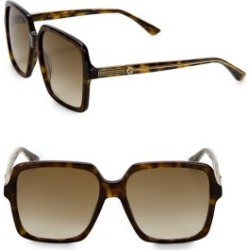 56MM Square Acetate Sunglasses