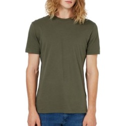 T-shirt ajusté en jersey de couleur kaki
