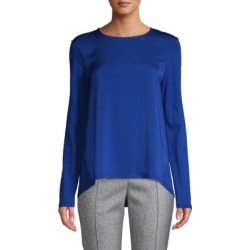 High-Low Cotton-Blend Top