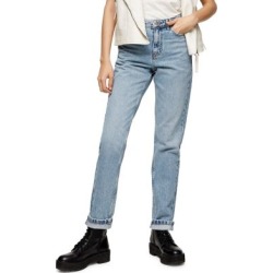 Jean Mom délavé à la pierre, 76 cm