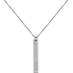 Neapolitan 925 Sterling Silver Love Pendant Necklace