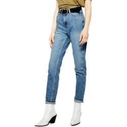 Jean à taille haute Mom, 76 cm