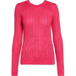 Dolce & Gabbana Women's Fitted Silk Knit Top - Dark Pink - Size 46 (10)