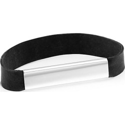 Grand Band Men's Classic Small Sterling Silver Plaque Money Band - Silver