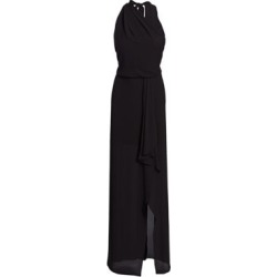 Asymmetric Draped Gown