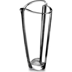 Vase en cristal en forme de caur