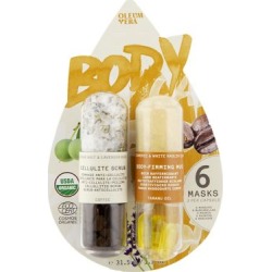 Ensemble de six produits de masques frais pour le corps