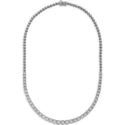 Boucles d'oreilles en argent sterling avec diamants 0,31 ct PT Collier à rangs de diamants PT