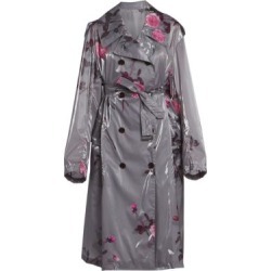 Floral Trench Rain Coat