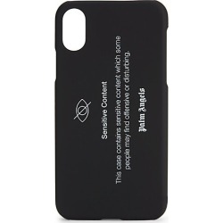 Palm Angels Men's Sensitive Content iPhone X Case - Black White