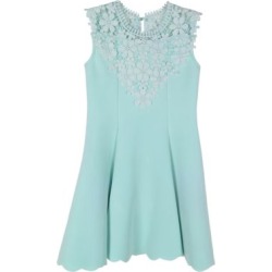 Robe en néoprène crochetée pour fille
