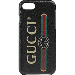 Gucci Men's Gucci Print iPhone 8 Case - Black