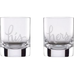 Verres à whisky his hers» jeu de 2 two of a kind