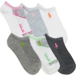 Kid's 6-Pack Textured Low-Cut Socks