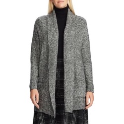 Open-Front Cotton-Blend Cardigan