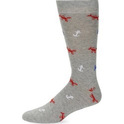 Lobster & Anchor Crew Socks
