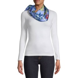 Bluebell Vines Silk Diamond Scarf