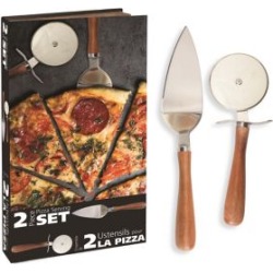 Ensemble de deux ustensiles de service à pizza