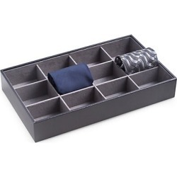 Leather Tie Storage Box