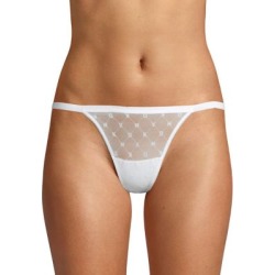Monogram Mesh Thong