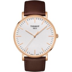 Montre à quartz unisexe Everytime à bracelet en cuir