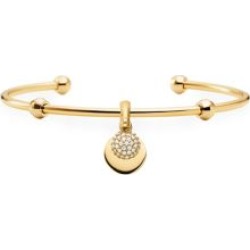 Coffret avec bracelet en argent sterling et breloque en cristal