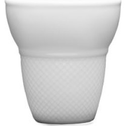 Large Food Truck Porcelain Waffle Cup/Set of 4