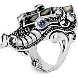 John Hardy Women's Legends Mother Of Pearl & Sapphire Naga Ring - Silver - Size 7