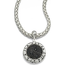John Hardy Women's Kali Black Sapphire & Sterling Silver Lava Enhancer - Silver