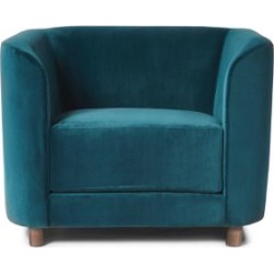 Fauteuil en velours Vera - Collection Arcade