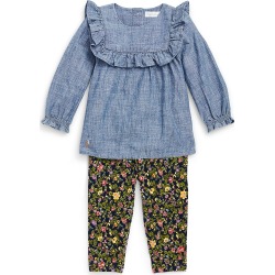 Baby Girl's Two-Piece Ruffled Top & Leggings Set found on Bargain Bro Philippines from Saks Fifth Avenue for $75.00