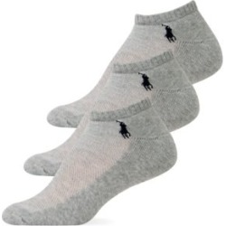 3-Pair Cushion Sole Mesh Top Polo Sport Socks