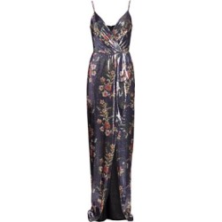 Sleeveless Floral Sequin Gown