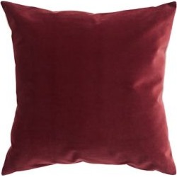 Coussin en velours cordovan Como
