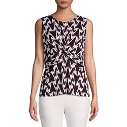 Knotted Front Sleeveless Top