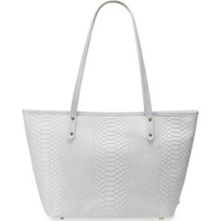 Taylor Embossed Leather Wing Tote